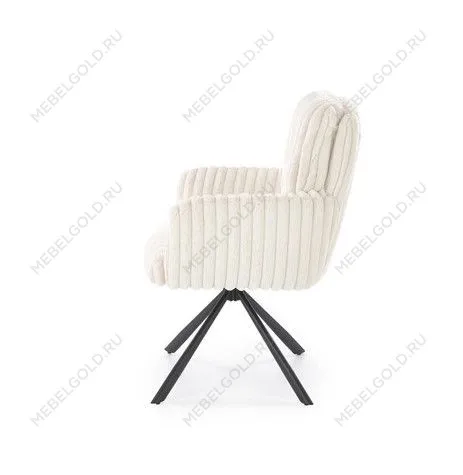 Стул кухонный Halmar K572 поворотный (кремовый/черный) | изображение 2