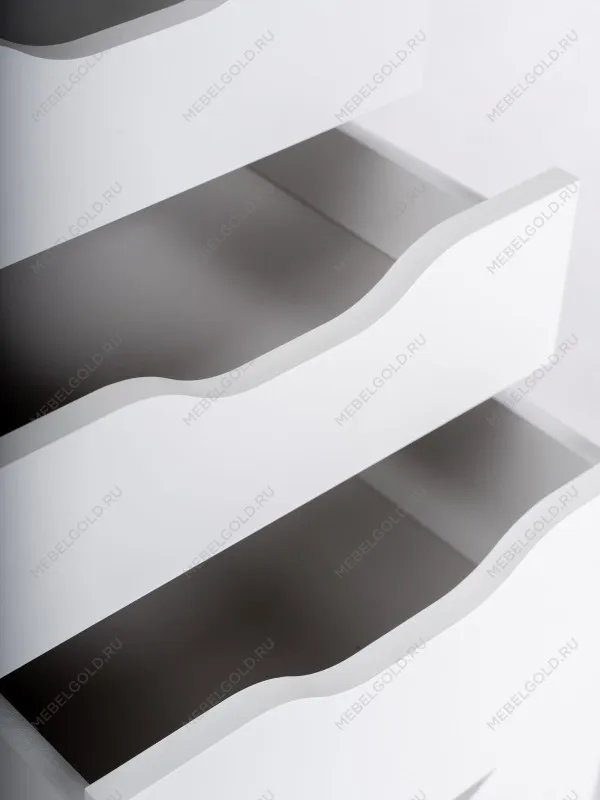 Стол письменный Ингар, с дверцей и 5 ящиками, 140x75x55, белый | изображение 14