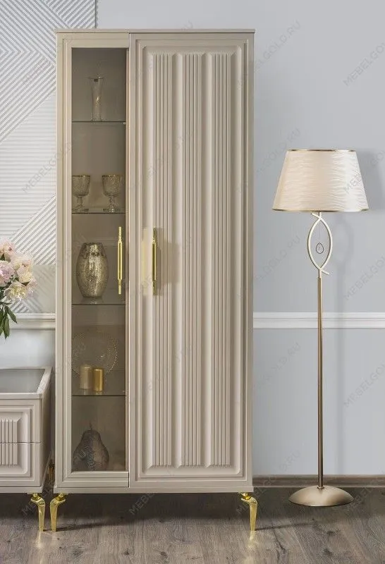 Витрина Замира 2-ств высокая бежевый | изображение 6