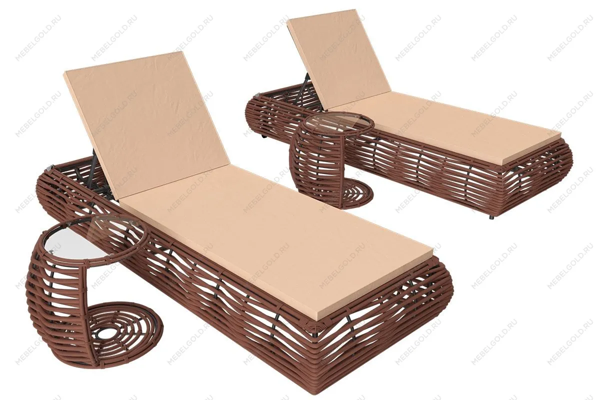 MOKKA MAJORCA Шезлонг, цвет капучино | изображение 1