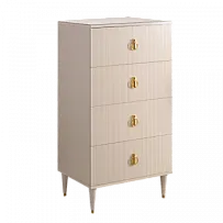 Комод 4 ящика Римини СОЛО (беж золото) - Выставка м. Марьина роща