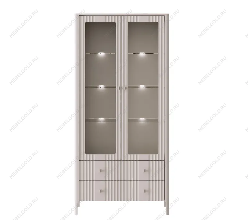 Витрина с подсветкой Далия REG2W2S персидский жемчуг