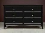 Комод большой 6 ящиков Manhattan (Черный) | изображение 2