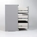 Комод Варма, 6 ящиков, горизонтальный, 160х78х40 см, эмаль серая | изображение 14