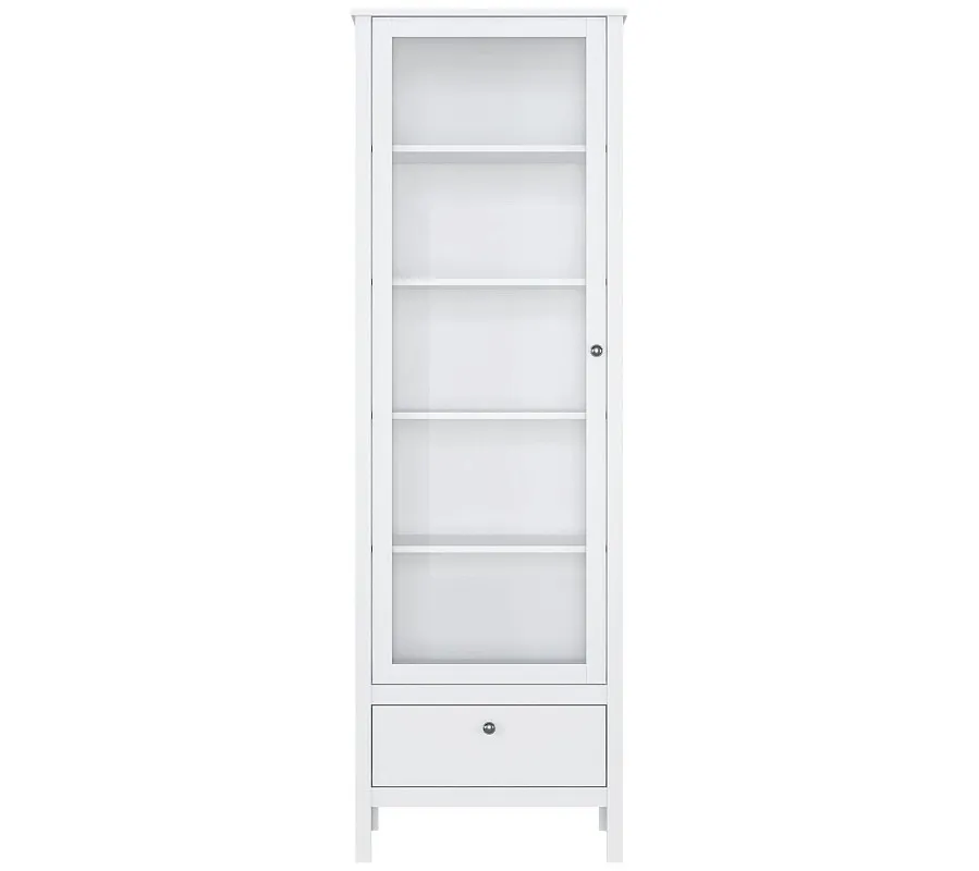 Шкаф-витрина Ева (Хельга) REG1W1S/65 белый