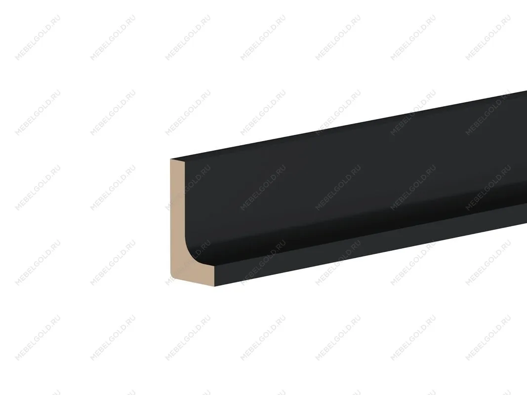 Профиль-ручка Р-3, Сити (2750*30*58) Черный, 20852 | изображение 1