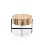 Комплект Halmar DANTE (2 стола журнальных) (натуральный/черный) | изображение 16