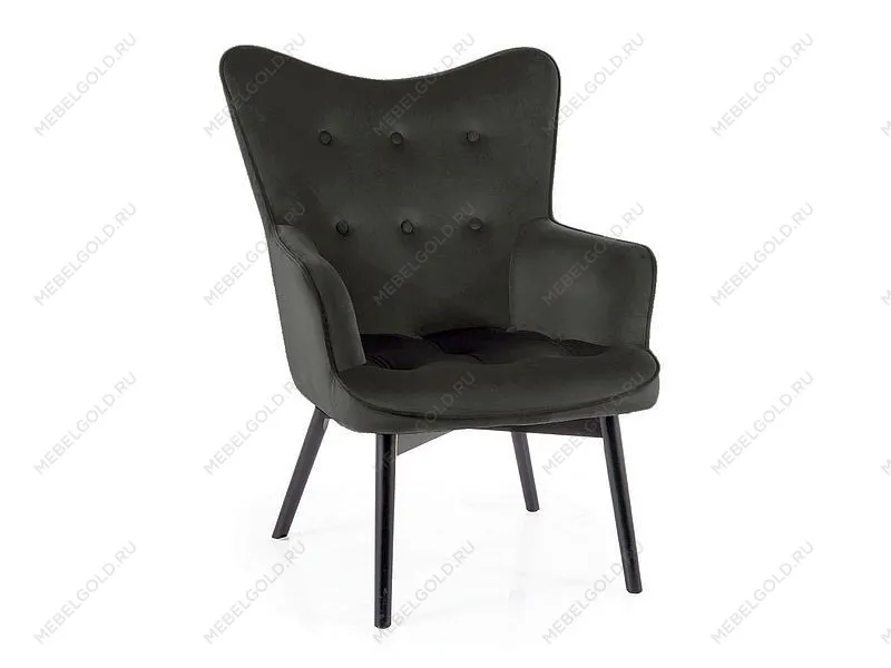 Кресло Signal CARMEN VELVET (черный)