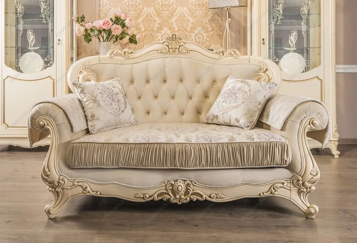 Диван Мона Лиза 2х местный крем | изображение 1