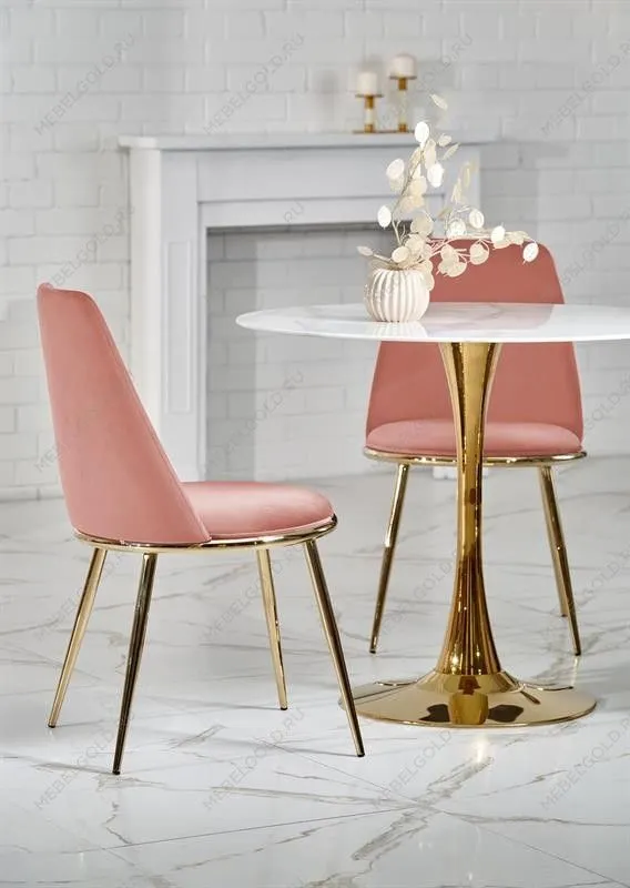 Стол обеденный Halmar CASEMIRO (белый мрамор/золотой) | изображение 6