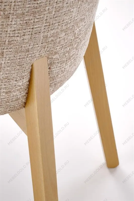 Стул кухонный Halmar BASSO (бежевый/дуб натуральный) | изображение 8