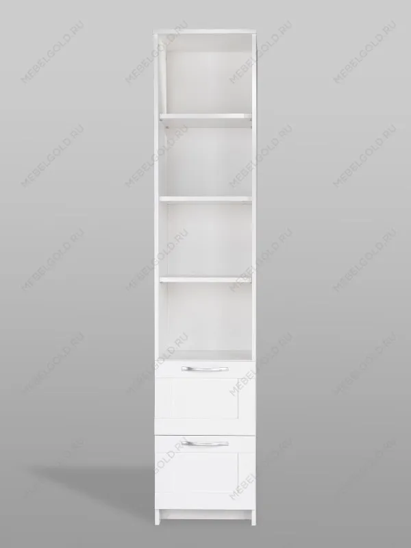 Стеллаж Сириус, 2 ящика, 39х35х190 см, белый | изображение 10