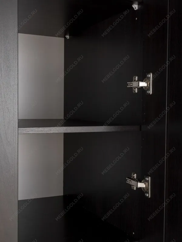 Шкаф Сириус, 4 двери и 1 ящик, 156х59х220 см, черно-коричневый, дуб венге | изображение 13