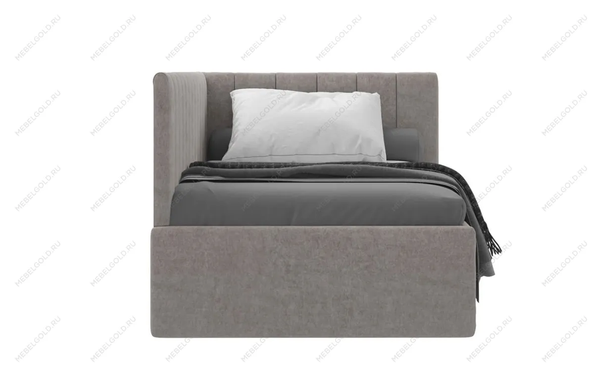 Кровать Сингл 90 угловая с подъемником. Цвет SIMPLE 5 | изображение 4