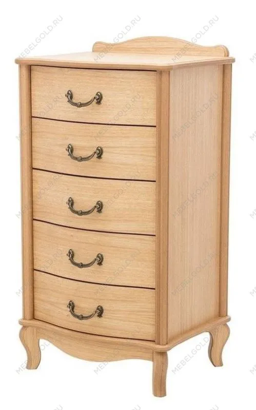 Комод Джульетта узкий 5 ящ.(светлый дуб)