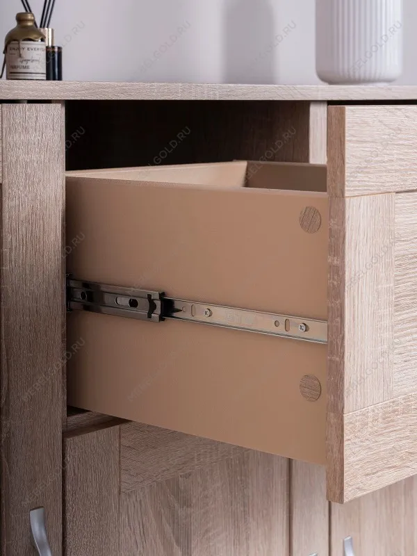 Тумба Сириус, 4 двери и 2 ящика, 156х41х95 см, дуб сонома | изображение 4