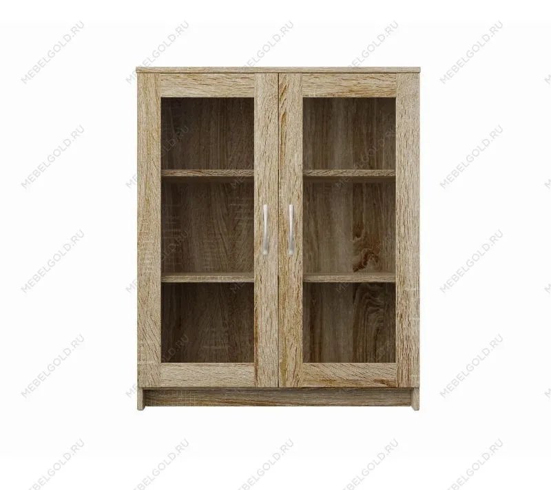 БРИМНЭС / СИРИУС тумба ИКЕА / IKEA 2 двери со стеклом 78х95 сонома | изображение 1