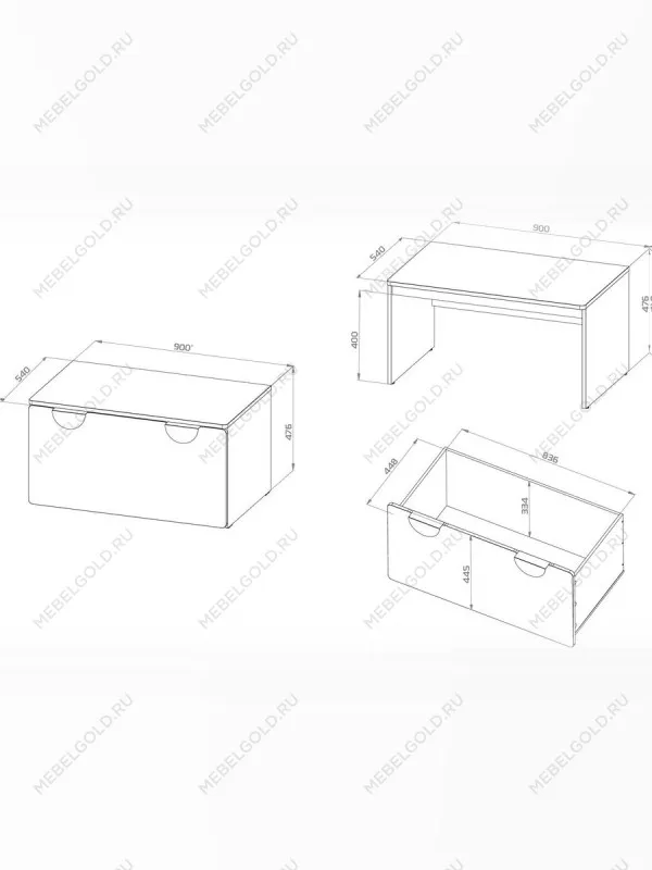 Ящик выкатной Пикси, под скамью 90х48х46, белый (робкий подснежник) | изображение 13