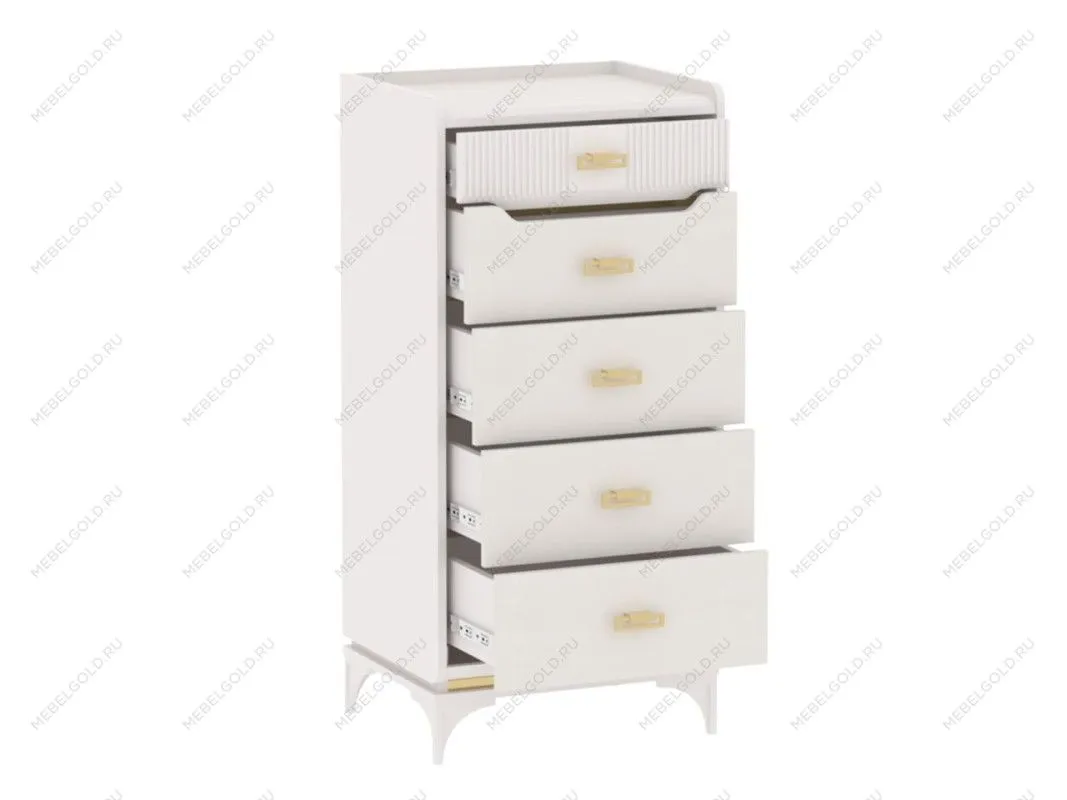 Комод высокий, Сиде (550*447*1171) Белый, 12904 | изображение 1