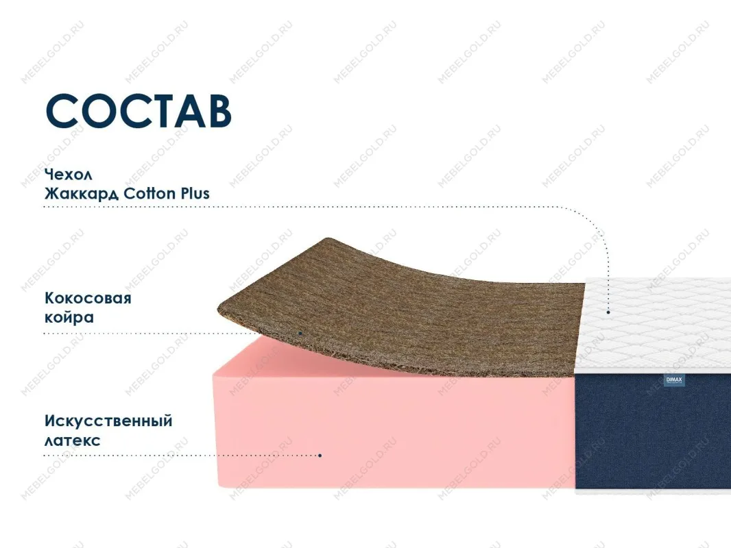 Матрас Практик 29 кокос 140х200 | изображение 1