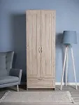 Шкаф Сириус, 2 двери и 1 ящик, 78х59х220 см, дуб сонома | изображение 9