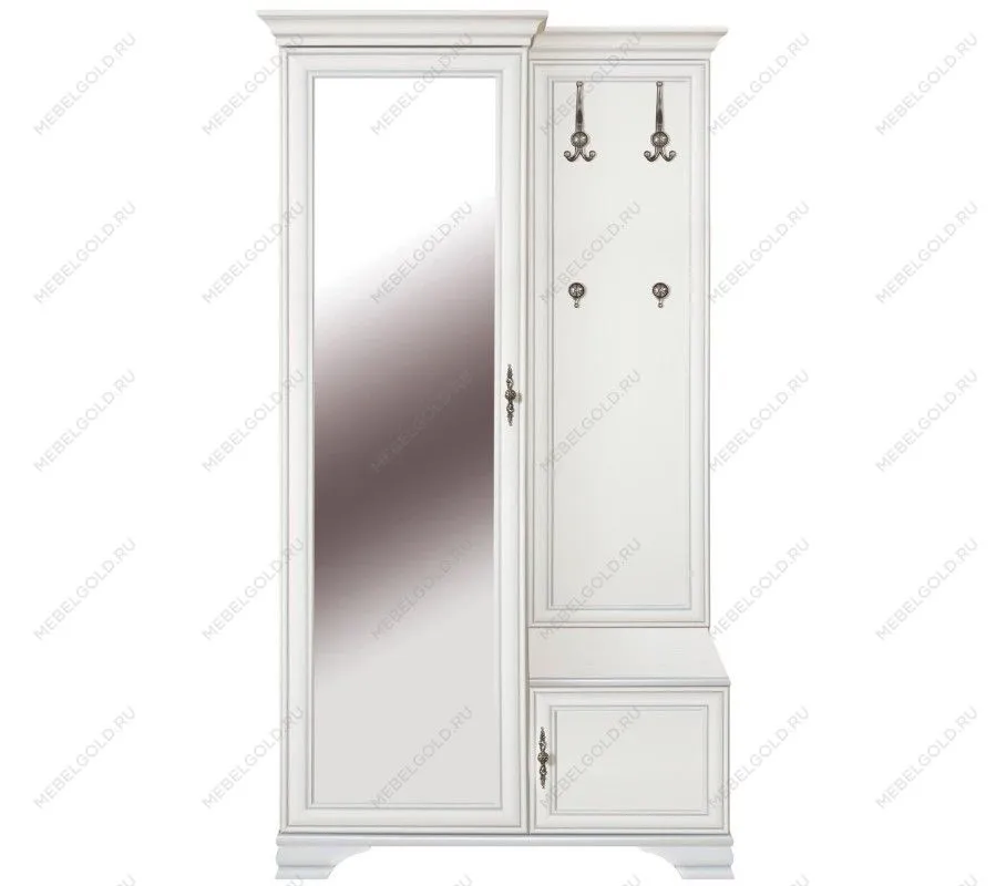 Шкаф с вешалкой Кентаки PPK/110L белый