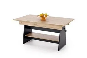 Стол-трансформер Halmar ERIKA 120 (дуб артизан/черный)