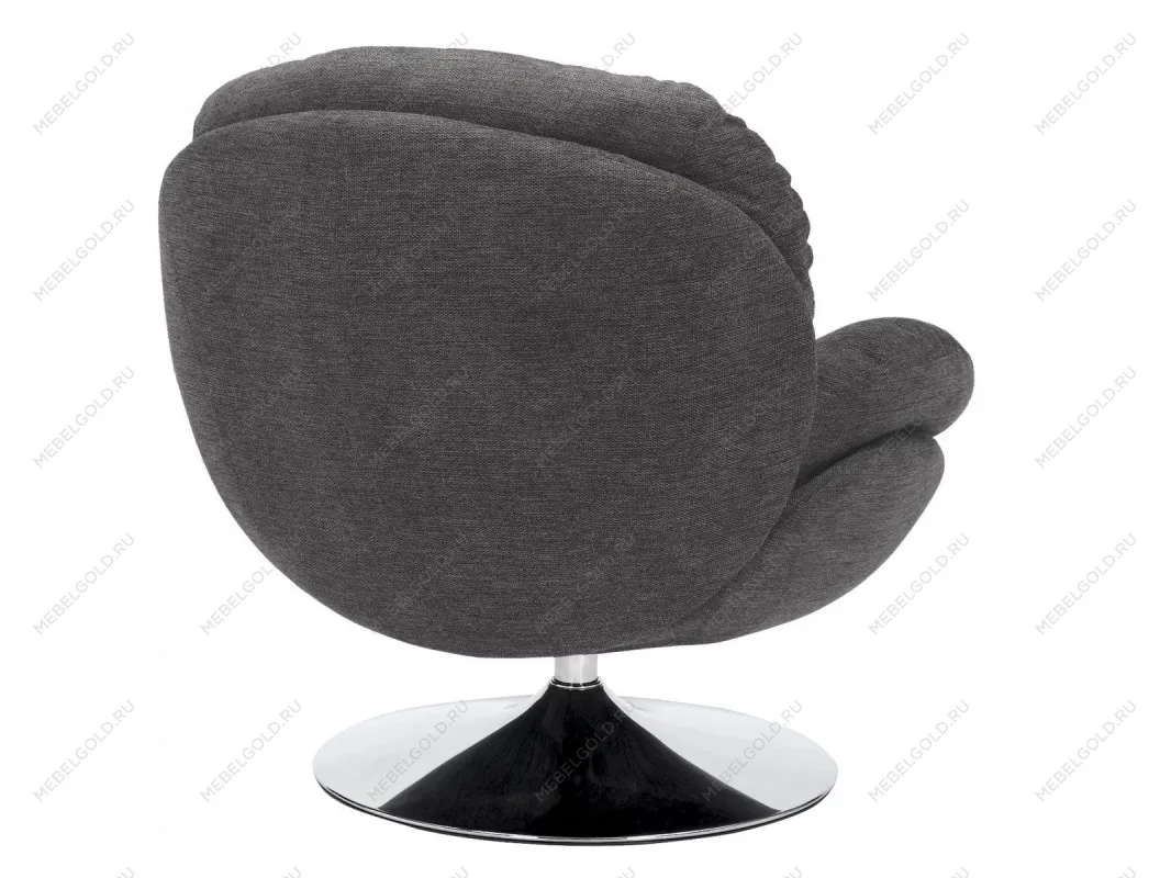 Кресло SIGNAL BRIGITTE Brego 18 темно-серый/хром | изображение 1