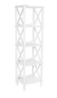 Этажерка-стеллаж Джульетта-4 (молочный дуб )