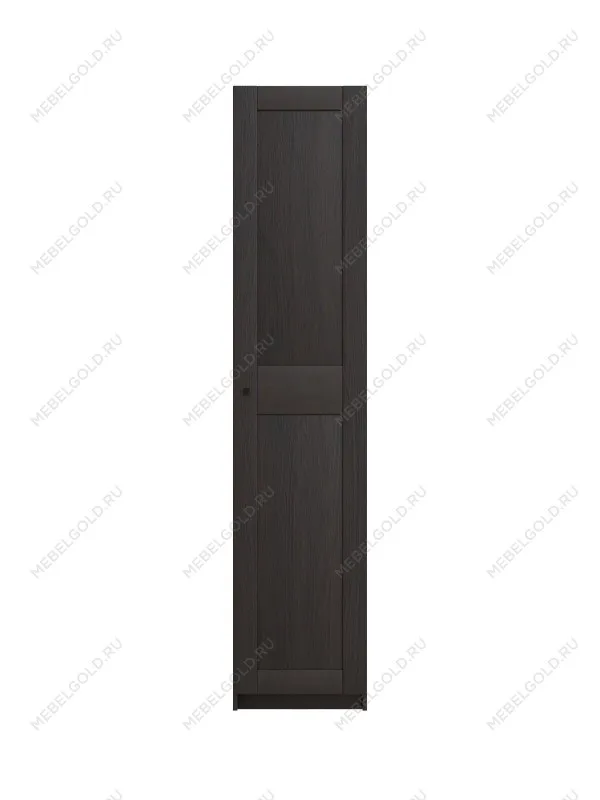 Шкаф Макс, 1 дверь, 50х38х233 см, черно-коричневый, дуб венге | изображение 4