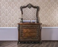 Зеркало для комода Джоконда (Корень дуба/глянец)