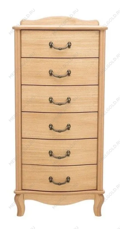 Комод Джульетта узкий 6 ящ. (светлый дуб) | изображение 2
