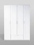 Шкаф Сириус, 4 двери и 1 ящик, 156х59х220 см, белый | изображение 8