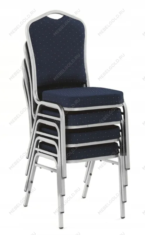 Стул кухонный Halmar K66 (серебристо-cиний) | изображение 2