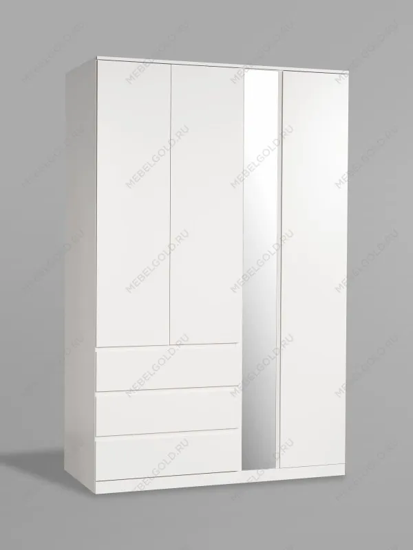 Шкаф распашной Варма СТОР, 144х57х222 см, белый | изображение 9