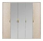 Шкаф Лара 5-дверный бежевый глянец | изображение 1