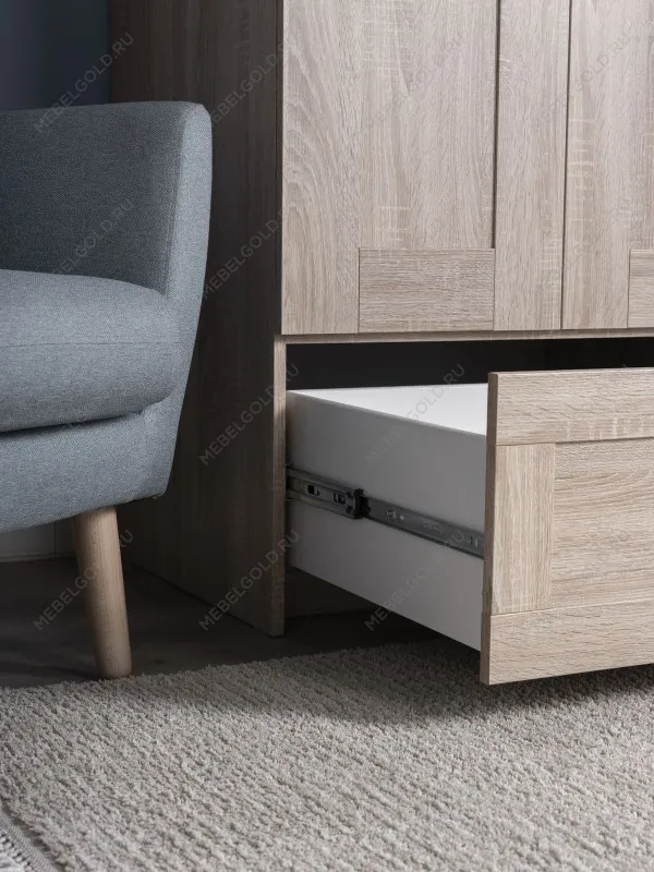 Шкаф Сириус, 2 двери и 1 ящик, 78х59х220 см, дуб сонома | изображение 5