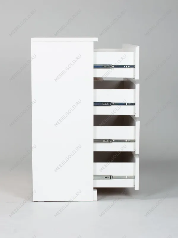 Комод Варма, 4 ящика, 80х100х40 см, эмаль белая | изображение 17