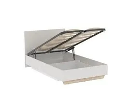 Кровать 1200 с подъемным механизмом, Аврора (1266*2063*1004) Дуб Мария/Кашемир