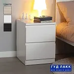 Тумба прикроватная Мальта, 48х40х54 см, белая | изображение 10