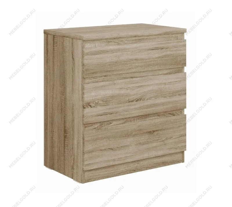 КАСТОР (KULLEN) комод ИКЕА / IKEA 3 ящика сонома | изображение 3