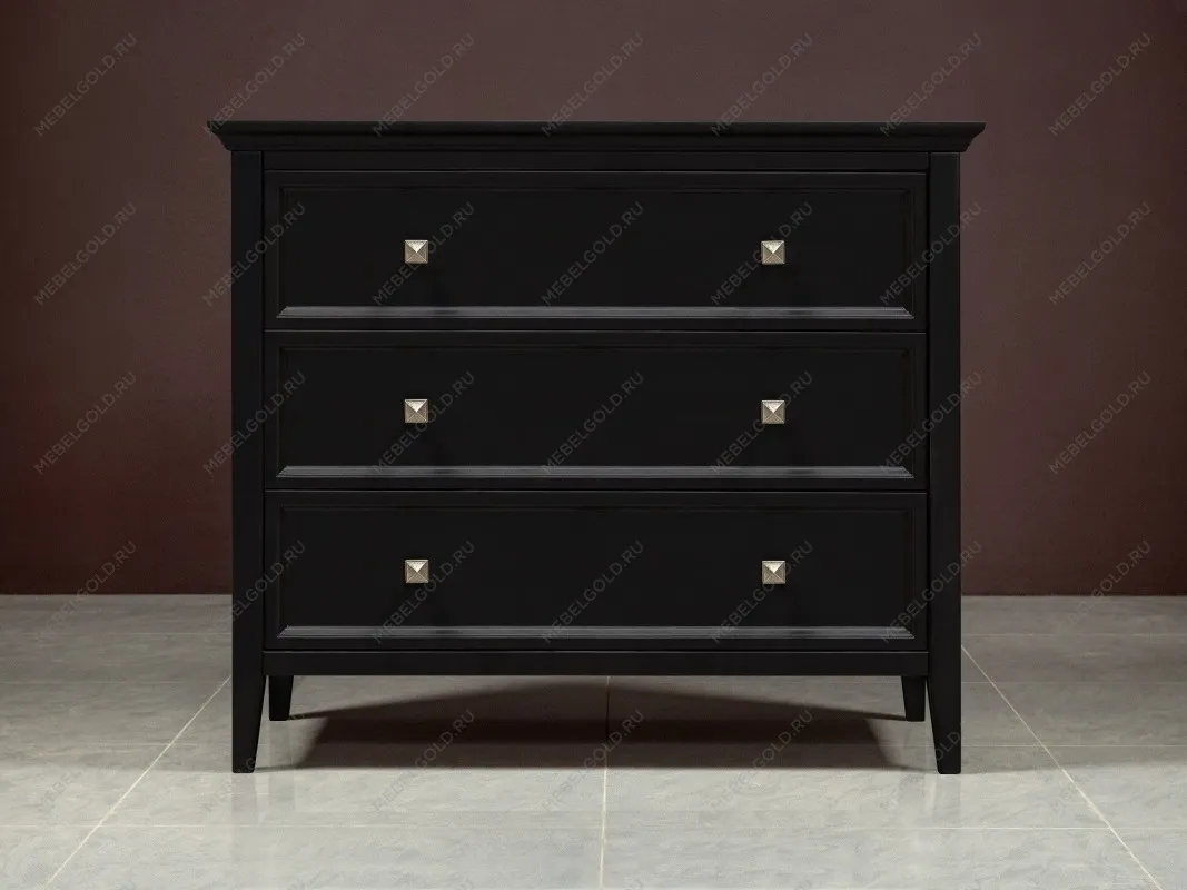 Комод 3 ящика Manhattan (Черный) | изображение 2