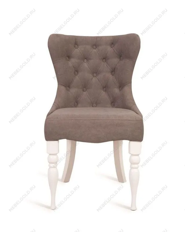 Кресло Вальс (эмаль белая/G21 - серый)