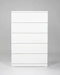 Комод ВАРМА, 5 ящиков, 80х123х40 см, эмаль белая | изображение 7
