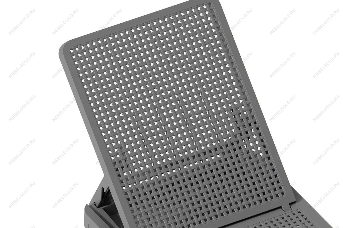 Шезлонг Tweet compact с матрасом, серый | изображение 5