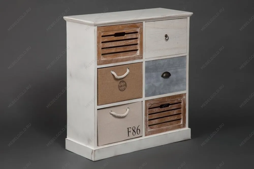 Тумба с 6 ящиками Secret De Maison MARITIME 6 Слоновая кость | изображение 6