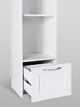 Стеллаж Сириус, 1 ящик, 39х35х190 см, белый | изображение 8