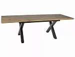 Стол обеденный Signal XAVIERO II 160 раскладной (дуб артизан/черный) | изображение 2