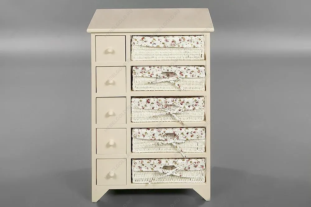 Комод с 5-ю корзинами и 5-ю ящиками Secret De Maison CABAS Белый | изображение 4