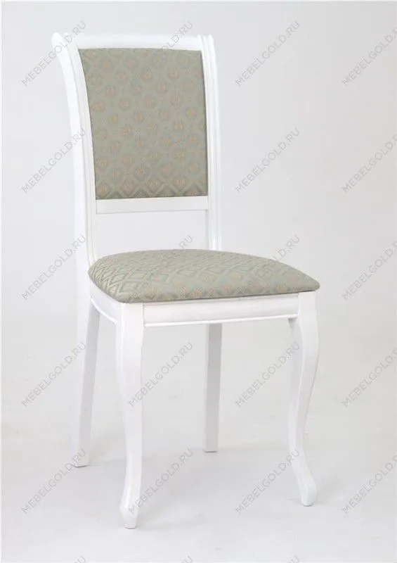 Стул Дионис (Белый/ ткань Santa Izumrud) | изображение 1